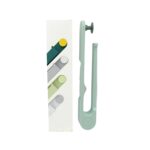 Modern Wall Rack: Round Hook Towel Holder (Durable Plastic, 1 Pc) - Back View by Nari Haat, Indian ethnic wear, women...