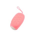 Super Soft Silicone Bath Brush – Double-Sided Body Scrubber for Exfoliation - Back View by Nari Haat, Indian ethnic...