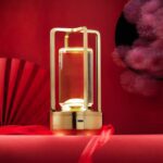 Crystal Lantern Table Lamp Rechargeable Cordless LED Light with 3 Colors 1 Pc - Full Detail by Nari Haat, Indian ethn...