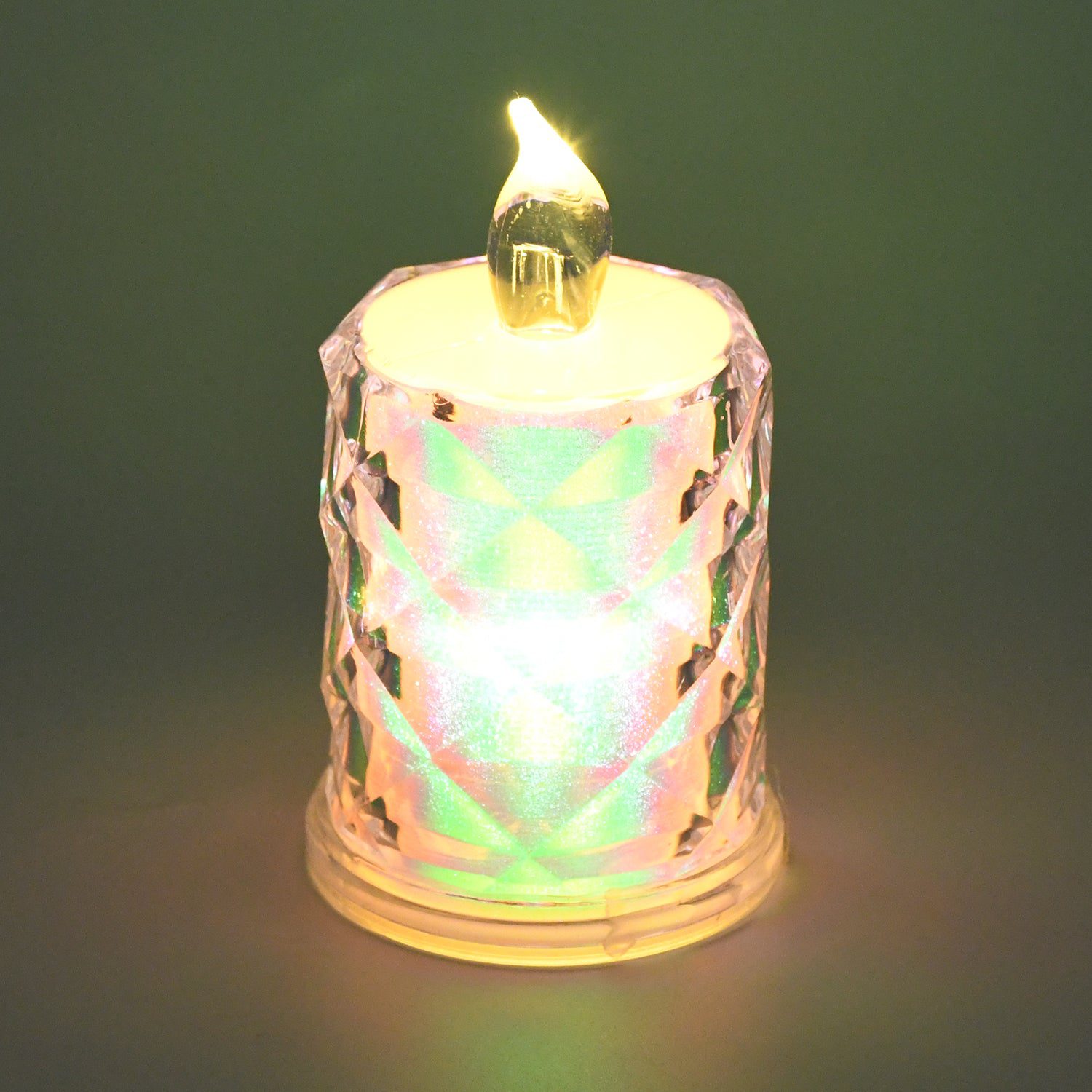 05_8b4b0238-b050-44b9-b7da-324c75d2cfea.jpg Festive Lighting for Any Occasion: 1 Pack LED Tealight Candles, Diwali - Front View by Nari Haat, Indian ethnic wear,...