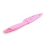 Stainless Steel Small Fruit Knife with Non-Slip Handle & Protective Cover (1 Pc) - Back View by Nari Haat, Indian eth...