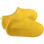 Non Slip Silicone Rain Reusable Waterproof Foldable Boot Shoe Cover XL 1 Pair Mix - Back View by Nari Haat, Indian et...