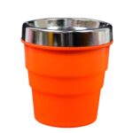 Plastic Car Ashtray Holder Cup with Lid (1 Pc) - Sleeve Design by Nari Haat, Indian ethnic wear, women clothing, desi...