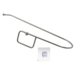 Stainless Steel Drill Free Self-Adhesive Paper Roll Holder Tissue Paper Stand Towel Bar Hanger Kitchen Towel Holder f...