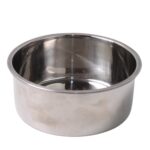 Stainless Steel Table Small Dish Bowl Plate Set for Side Dish, Sauce  (1 Pc) - Neckline Detail by Nari Haat, Indian e...