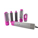 5 In 1 Hair Dryer Brush, Multifunctional Hot Air Styler Hair Tools - Neckline Detail by Nari Haat, Indian ethnic wear...