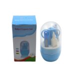 Baby Care Baby Nail Clipper, Scissor, Tweezer and Nail Cleaning Sets (5 Pc Set) - Back View by Nari Haat, Indian ethn...