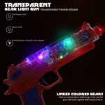 Plastic Gear Simulation Laser Toy Gun – 3D Lights, Music & Rotating (1 Pc, 3+ Years) - Full Detail by Nari Haat, In...