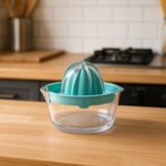 Manual Orange Lemon Citrus Juicer Squeezer Press Pourer with Lid Plastic 1 Pc - Neckline Detail by Nari Haat, Indian ...