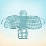 Grocery Vegetable Foldable Smiley Non-Woven Fabric Shopping Bag - Sleeve Design by Nari Haat, Indian ethnic wear, wom...