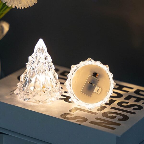 Iceberg / Pyramid Candlelight Tea Light, Diwali (1 Pc) - Front View by Nari Haat, Indian ethnic wear, women clothing,...