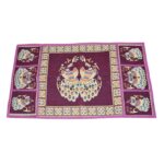 Cotton Fridge Top Cover with Side Pockets for Home Decor (100×60 CM) - Sleeve Design by Nari Haat, Indian ethnic wea...