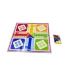Family Board Game with Two Modes  2 to 4 Players - Age 3 Years and Above (2 in 1) - Back View by Nari Haat, Indian et...