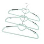 Plastic Clothes Hangers, Slim & Durable Space-Saving Hangers (3 Ps) - Sleeve Design by Nari Haat, Indian ethnic wear,...