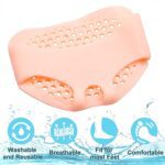 Silicone Heel Protector Pads foot Socks (1 Pair) - Fabric Detail by Nari Haat, Indian ethnic wear, women clothing, de...