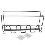 Metal Self Adhesive Multipurpose Kitchen Accessories Organizer Rack Wall (1 Pc) - Sleeve Design by Nari Haat, Indian ...