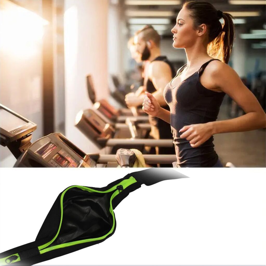 Running Hiking Jogging Walking Reflective Waterproof Waist Bag Compatible Belt Bag - Front View by Nari Haat, Indian ...