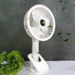 Multifunctional USB Desk Fan Clipped Fan (1 Pc / With Color Box) - Front View by Nari Haat, Indian ethnic wear, women...