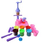 Scoop Play Set, Color Dough for Kids Play Toys, Ice Cream Maker Machine (36 Pcs Set) - Sleeve Design by Nari Haat, In...