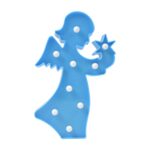 LED Angel Shape Night Light Desk Lamp (1 Pc / Battery Not Included) - Sleeve Design by Nari Haat, Indian ethnic wear,...