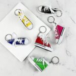 Mini Shoes Keychain, Stylish, Accessories for Perfect Gift, Backpacks (1 Pc) - Neckline Detail by Nari Haat, Indian e...