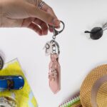Charming Giraffe Keychain – A Touch of Whimsy for Your Everyday Essentials (1 Pc) - Back View by Nari Haat, Indian ...