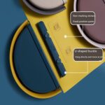 Wall Mounted Hanging Trash Can With Adhesive Hook,  Garbage Bin for Kitchen Cabinet Door, Small Collapsible Foldable ...