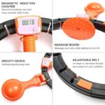 Smart Fitness Hula Hoops with Spinning Ball and Intelligent Counter (1 Pc / Loose) - Back View by Nari Haat, Indian e...
