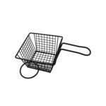 frying baskets for chips Stainless Steel Snack Basket Potato Mesh Strainer Basket - Back View by Nari Haat, Indian et...