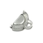 Stainless Steel Dumpling Maker Easy & Reliable Dumplings, Ghughra maker Every Time (1 Pc) - Back View by Nari Haat, I...
