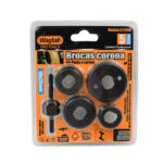 32 / 38 / 44 / 54 mm Hole Saw Cutter with Mandrel 32-54 mm (5 Pcs Set) - Sleeve Design by Nari Haat, Indian ethnic we...