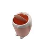 Little White Rabbit Trash Can Small Garbage can with lid Trash can for Cars Mini Dumpster for Desk Tabletop Litter bi...