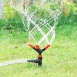 Automatic Garden Sprinkler 360 Degree Rotating Adjustable 5 Arm (1 Pc) - Closeup Embroidery by Nari Haat, Indian ethn...