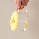 Cup/Mug Lid Dust Proof Silicone Rubber Airtight Seal (Lid Only, 1 Pc) - Neckline Detail by Nari Haat, Indian ethnic w...