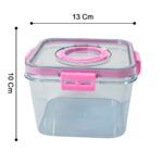 High Quality Plastic Food Storage ContainerFood Box (1400ML) - Back View by Nari Haat, Indian ethnic wear, women clot...