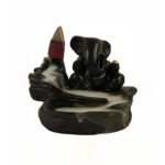 Smoke Fountain Ganesha Idol Decoration Items 8 Pc Backflow Incense Cones (1 pc) - Sleeve Design by Nari Haat, Indian ...