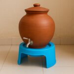Multipurpose Unbreakable Plastic Matka Stand / Pot Stand - Neckline Detail by Nari Haat, Indian ethnic wear, women cl...