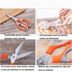 Multi-Function Kitchen Scissors for Veggies, Meat & Seafood with Bottle Opener - Fabric Detail by Nari Haat, Indian e...