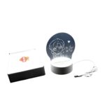 3D LED Night Light Desk Lamp Creative Dream Sleep Bedside Lighting for Bedroom - Back View by Nari Haat, Indian ethni...