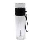 Outdoor Sport Glass Water Bottle With Steel Lid / 500 Ml Approx) - Sleeve Design by Nari Haat, Indian ethnic wear, wo...