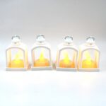 Smokeless Led Light Lantern Lamp, Diwali (24 Pcs Set) - Fabric Detail by Nari Haat, Indian ethnic wear, women clothin...