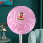 Dust-Proof Round Elastic Protective Case, Fan Cover (1 Pc) - Front View by Nari Haat, Indian ethnic wear, women cloth...