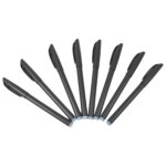 Writing Black Gel Pen for School Stationery Gift for Kids (8 Pcs set) - Sleeve Design by Nari Haat, Indian ethnic wea...