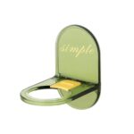 Wall Mounted Shower Gel Bottle Holder L‑Shape Rust Resistant Seamless Hook - Sleeve Design by Nari Haat, Indian eth...