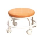 Roller Seat Stool Low Height Rolling Plastic Stool Multifunctional (1 Pc) - Back View by Nari Haat, Indian ethnic wea...