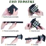 Solar Garden Lights, Outdoor Solar Landscape Lights (Pack of 2) - Fabric Detail by Nari Haat, Indian ethnic wear, wom...