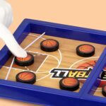Fast Sling Basketball Puck Game Paced Table Desktop Battle Ice Hockey Game - Sleeve Design by Nari Haat, Indian ethni...