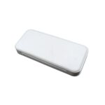 Multipurpose White Compass Pencil Box – 3-Compartment School Case, Ideal Gift for Kids - Back View by Nari Haat, In...