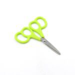 Stainless Steel Double Grip Scissors (1 Pc): Comfort Grip Handle, Multipurpose - Back View by Nari Haat, Indian ethni...