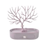 Plastic Jeweller Organizer Earring Holder and Necklace Rack With Drawer (1 Pc) - Sleeve Design by Nari Haat, Indian e...